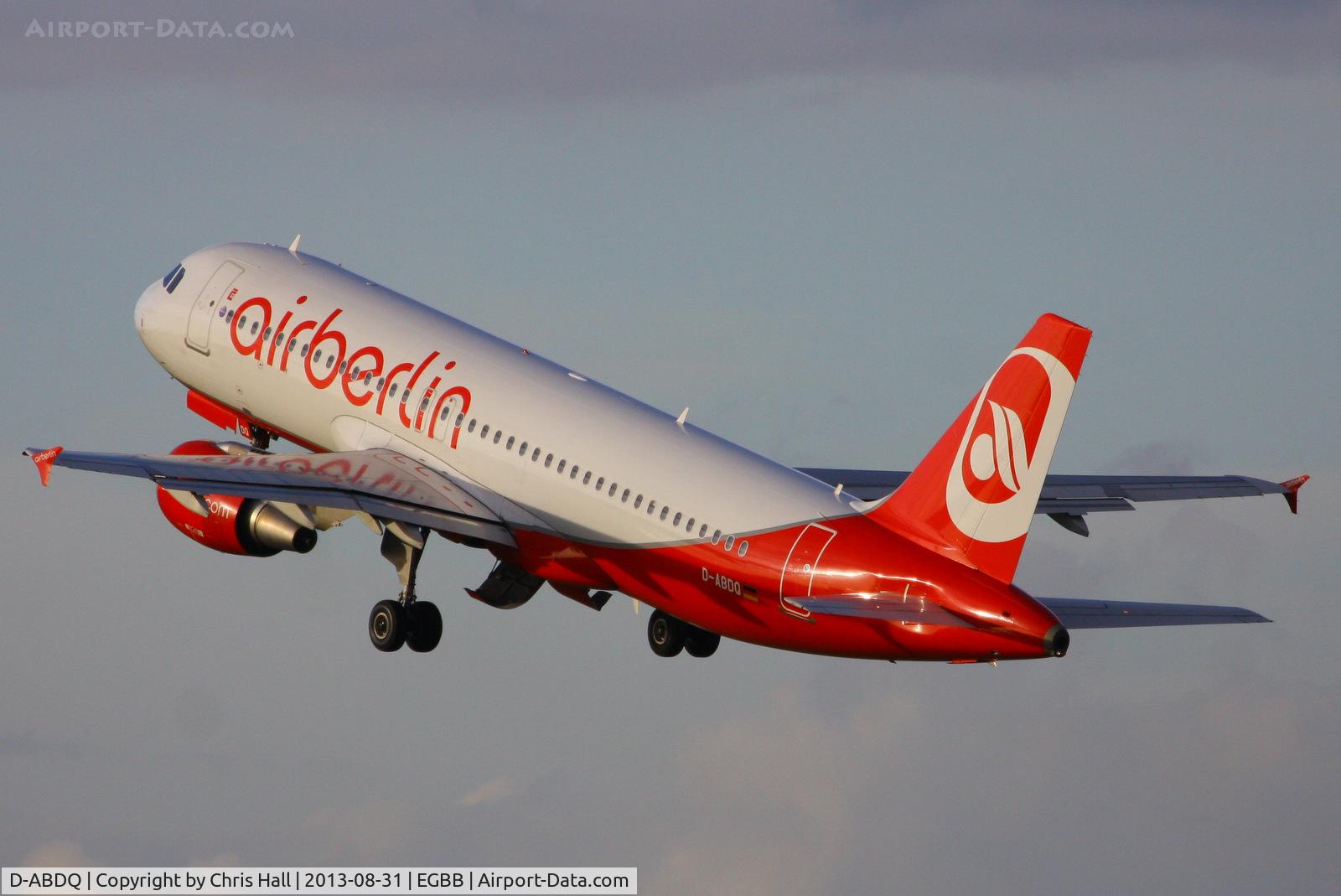 D-ABDQ, 2007 Airbus A320-214 C/N 3121, Air Berlin
