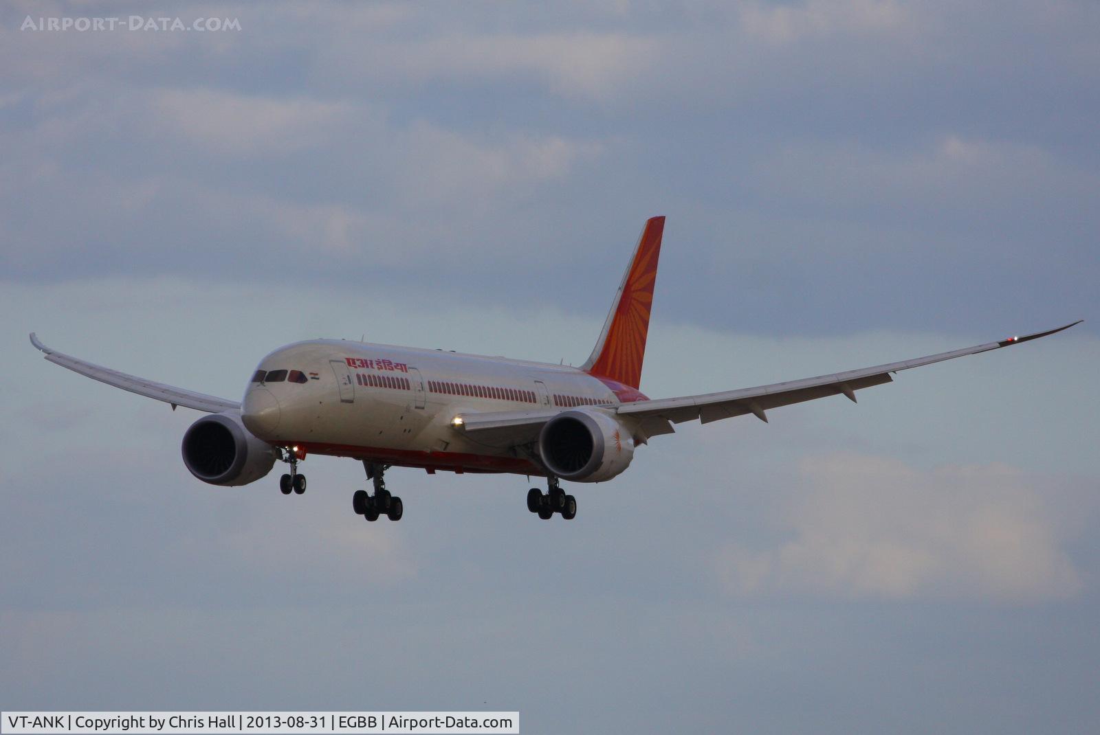 VT-ANK, 2012 Boeing 787-8 Dreamliner C/N 36282, Air India