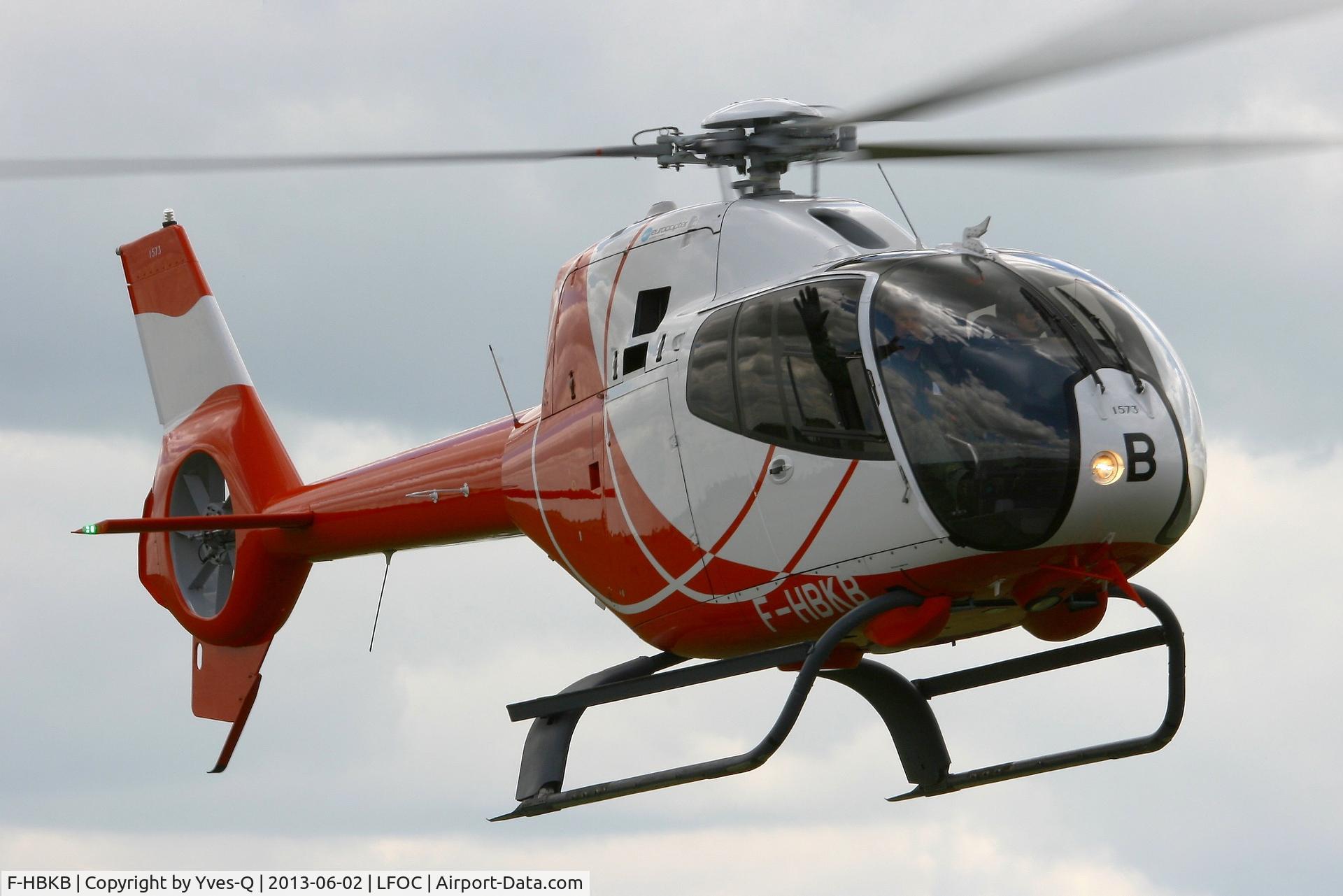F-HBKB, 2008 Eurocopter EC-120B Colibri NHE C/N 1573, Eurocopter EC 120B Colibri NHE, Chateaudun Air Base 279 (LFOC)