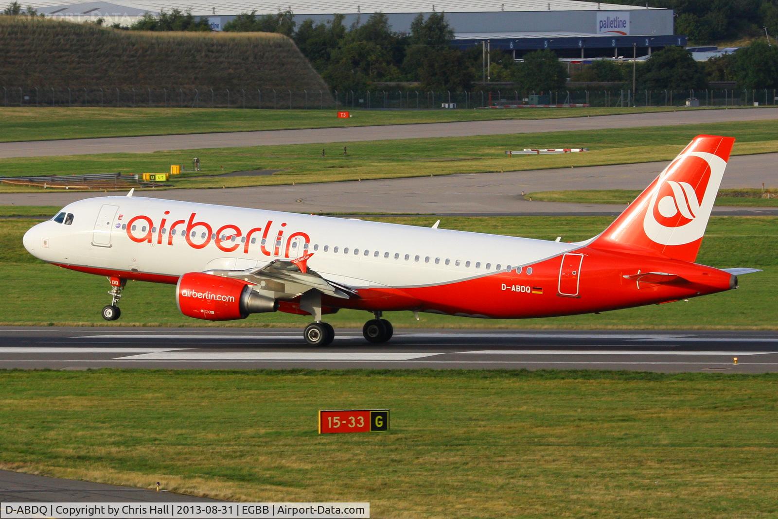 D-ABDQ, 2007 Airbus A320-214 C/N 3121, Air Berlin