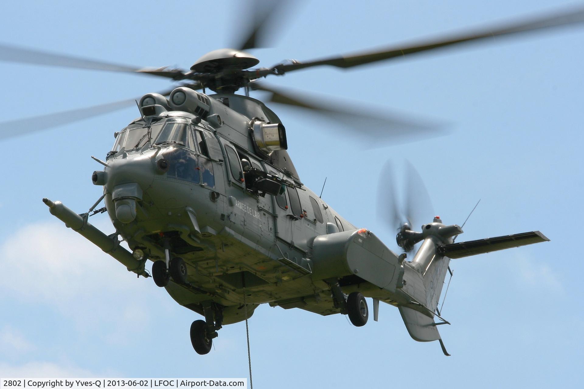 2802, 2012 Eurocopter EC-725R2 Caracal C/N 2802, French Air Force Eurocopter EC-725R2 Caracal, Chateaudun Air Base 279 (LFOC)