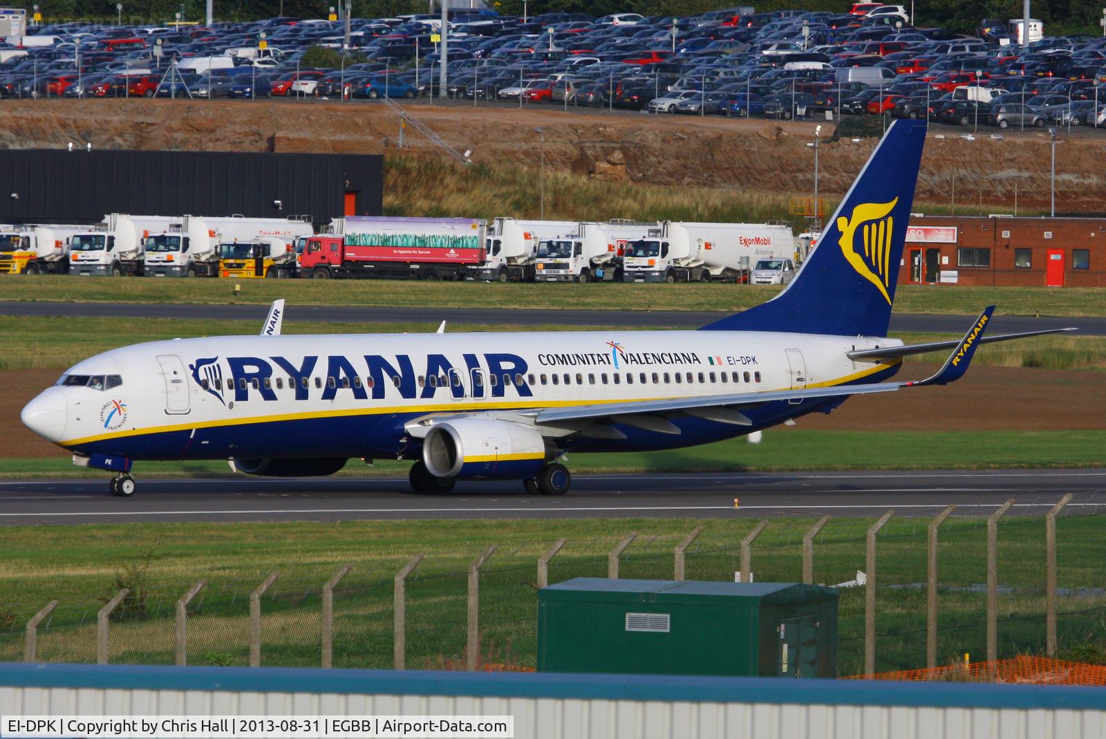 EI-DPK, 2007 Boeing 737-8AS C/N 33610, Ryanair