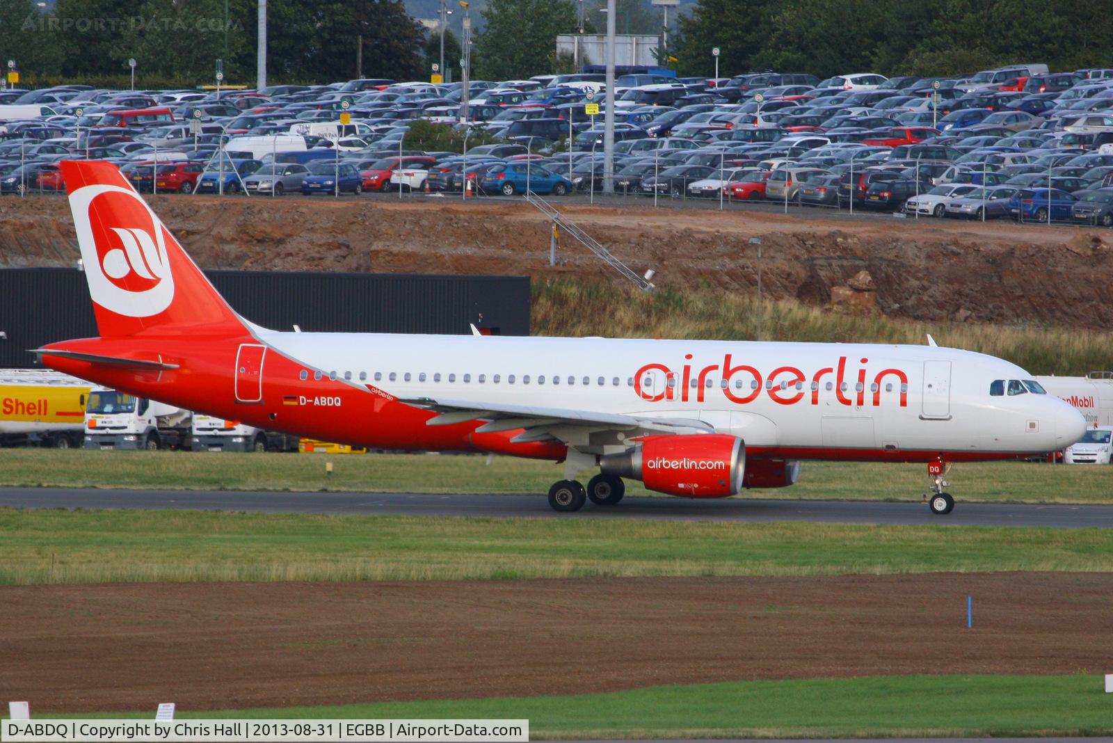 D-ABDQ, 2007 Airbus A320-214 C/N 3121, Air Berlin