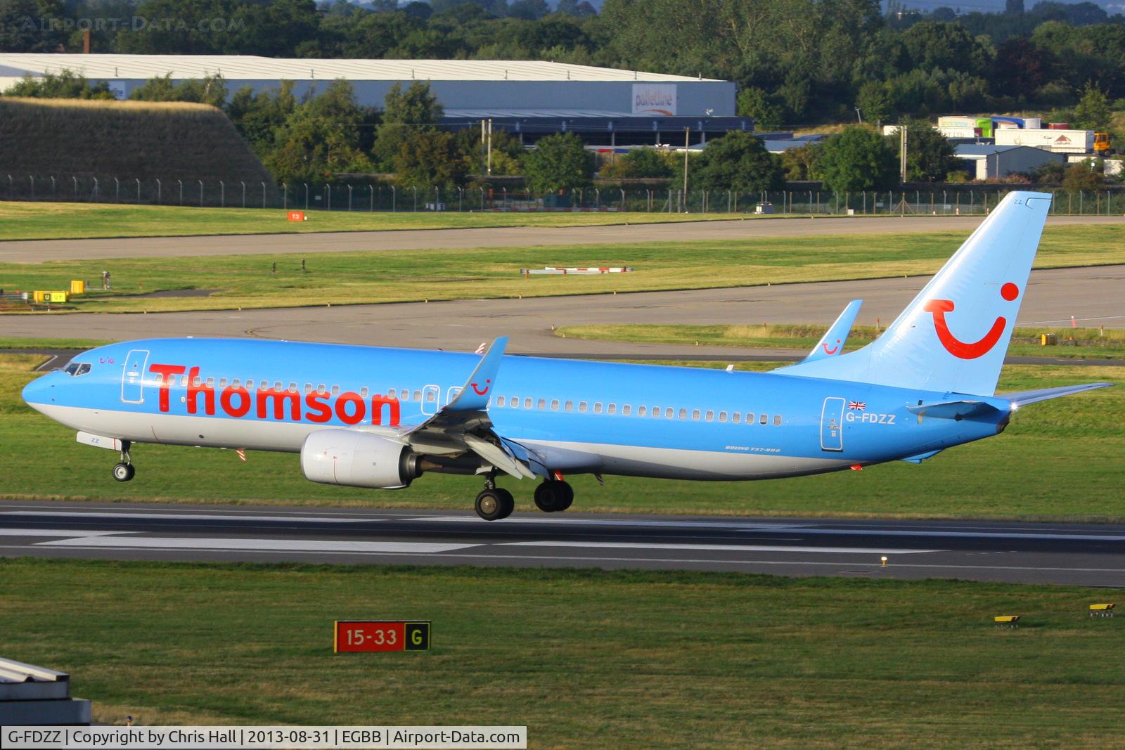 G-FDZZ, 2011 Boeing 737-8K5 C/N 37262, Thomson