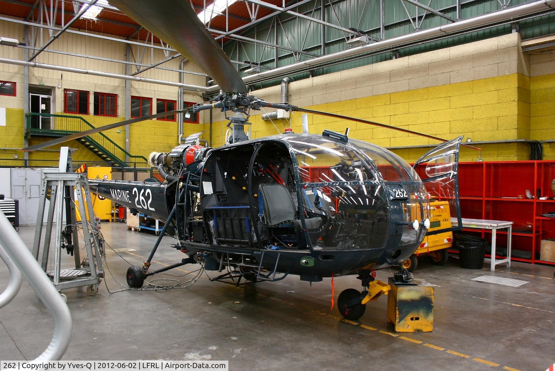 262, Sud Aviation SA-319B Alouette III C/N 2262, Aérospatiale SA-319B, Lanvéoc-Poulmic Naval Air Base (LFRL)
