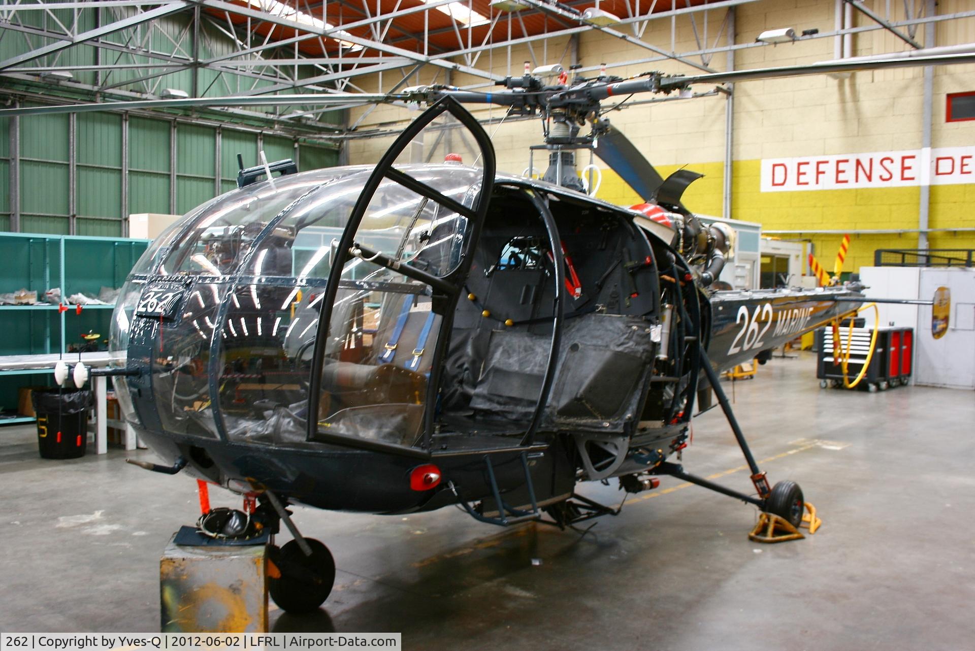 262, Sud Aviation SA-319B Alouette III C/N 2262, Aérospatiale SA-319B Alouette III, Lanvéoc-Poulmic Naval Air Base (LFRL)