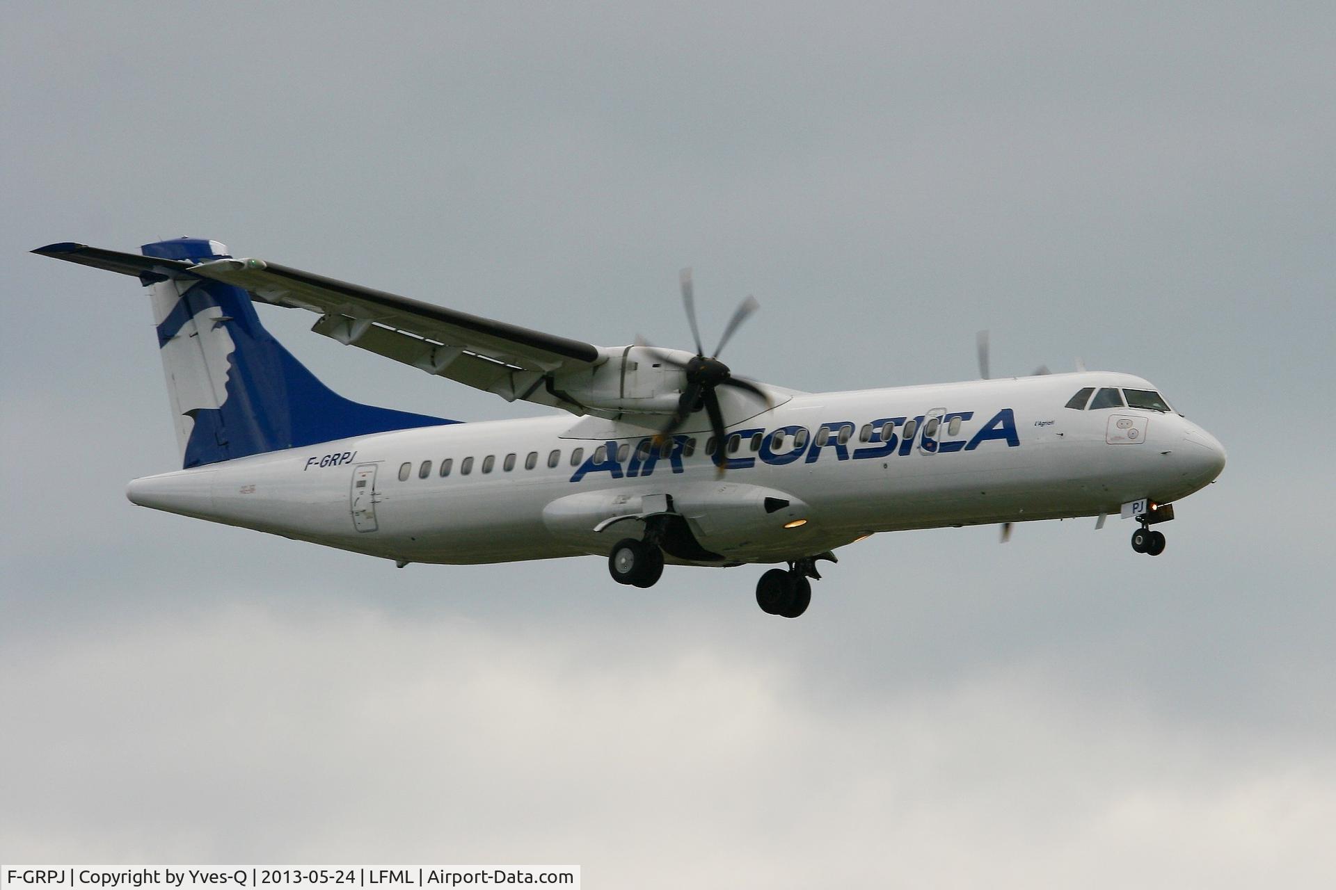F-GRPJ, 2005 ATR 72-212A C/N 724, ATR 72-212A, Short approach rwy 31L, Marseille-Provence Airport (LFML-MRS)