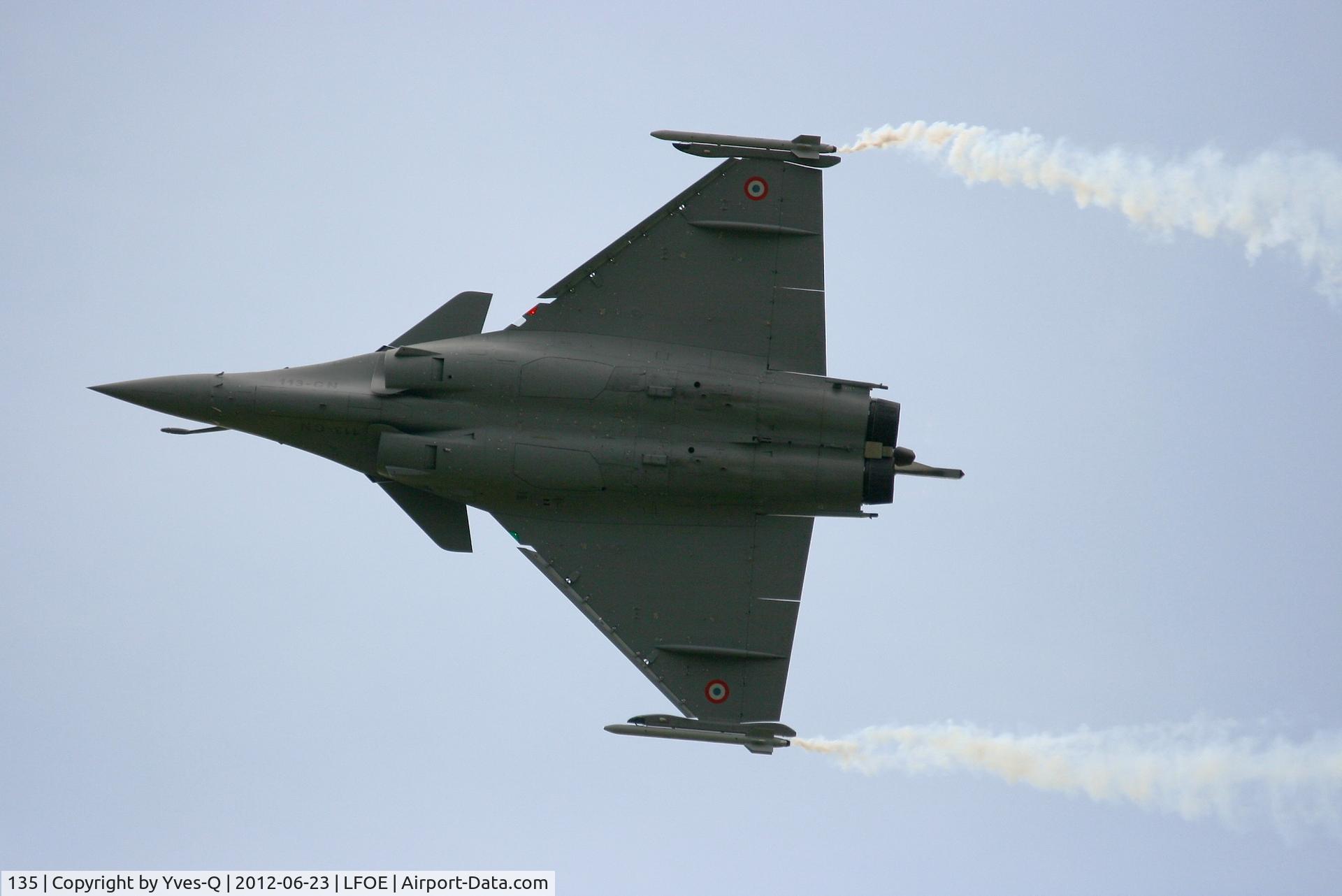 135, Dassault Rafale C C/N 135, French Air Force Dassault Rafale C, Evreux-Fauville AB 105 (LFOE)