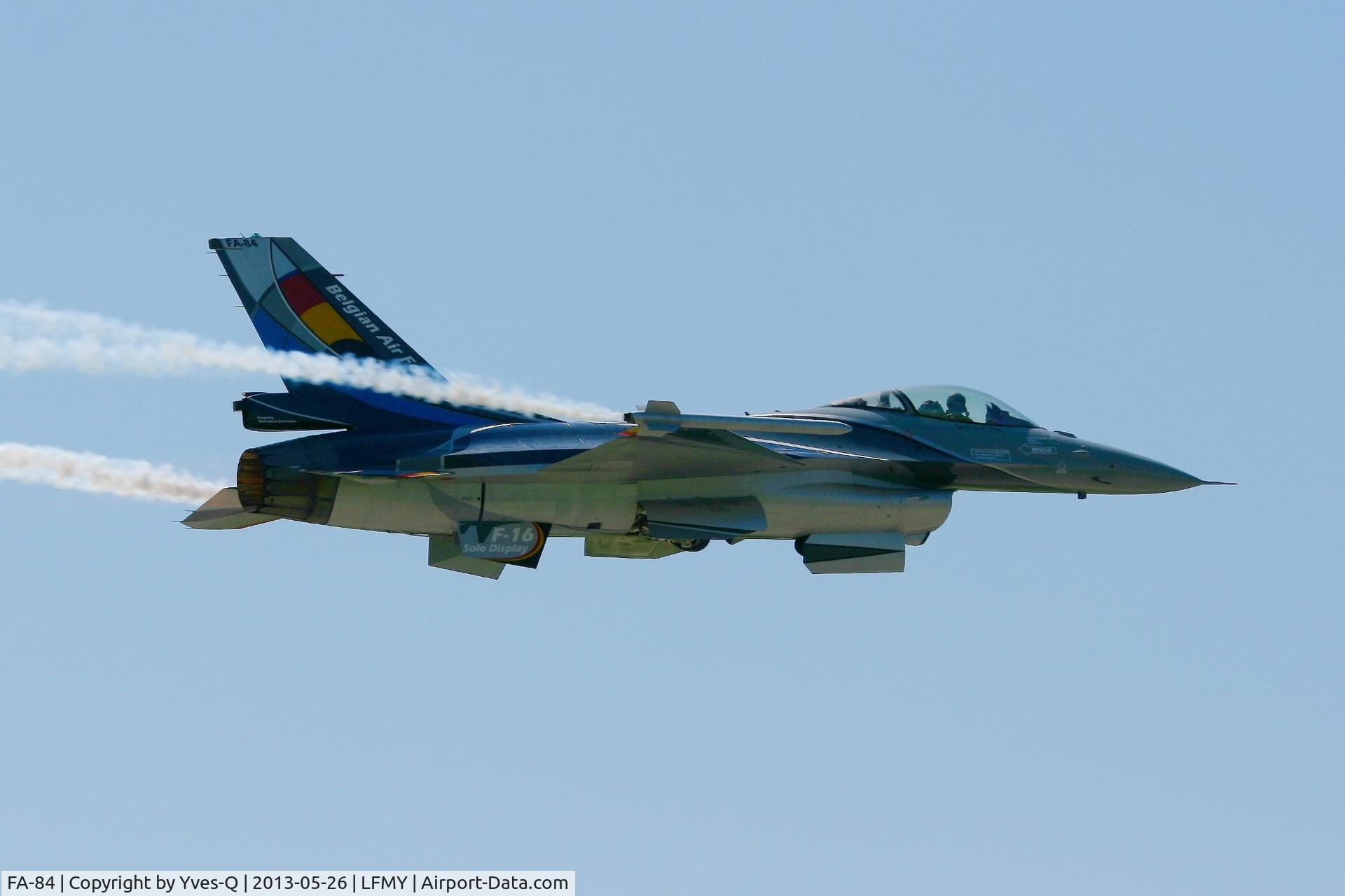 FA-84, 1980 SABCA F-16AM Fighting Falcon C/N 6H-84, Belgian Air Force General Dynamics SABCA F-16AM  Fighting Falcon,Salon de Provence Air Base 701 (LFMY)