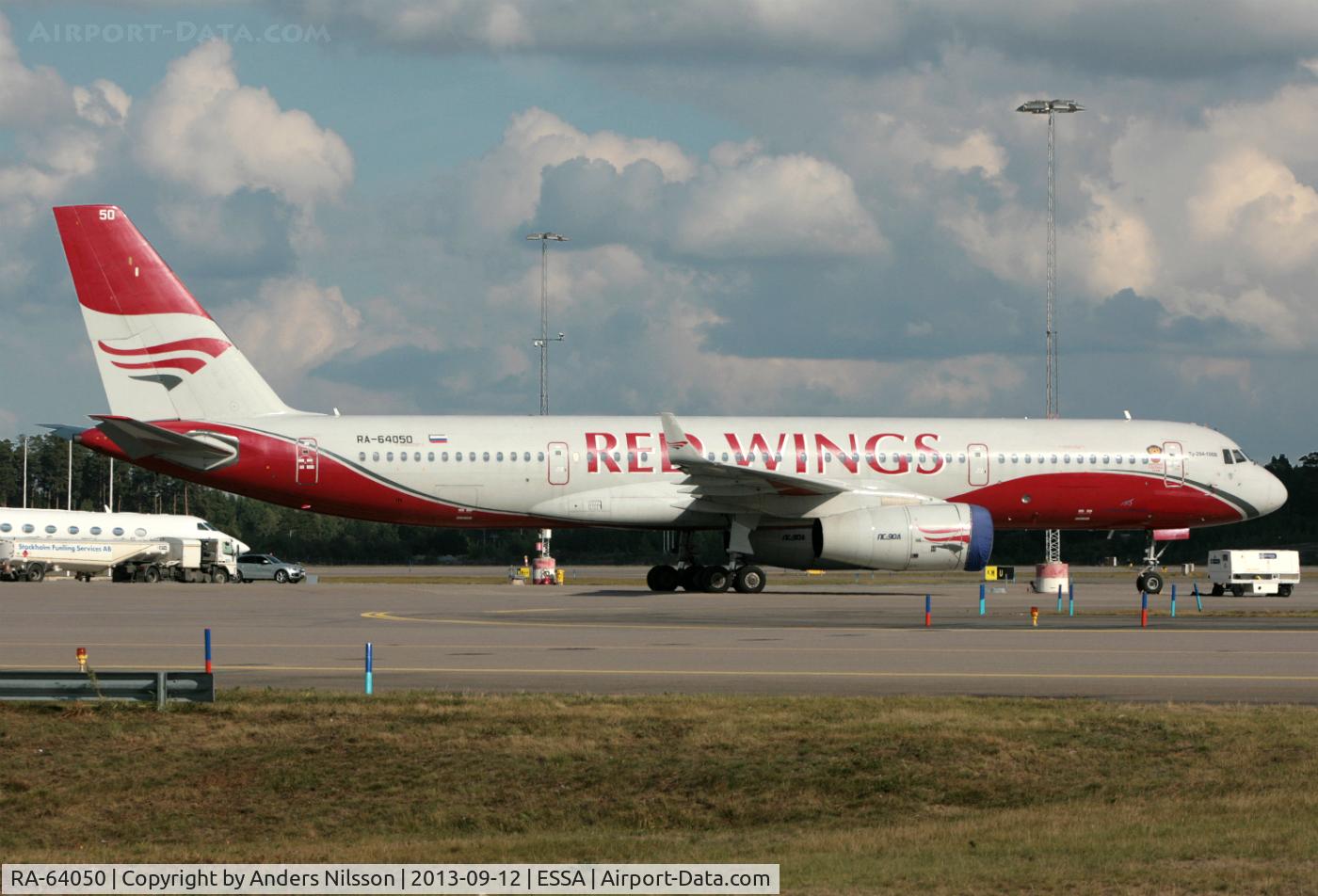 RA-64050, 2009 Tupolev Tu-204-100V C/N 145074-64050, Parked at ramp M.