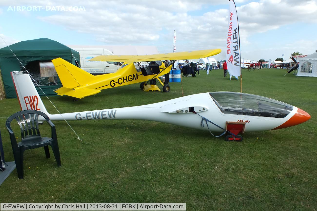G-EWEW, 2006 Sportine Aviacija LAK-19T C/N 024, at the LAA Rally 2013, Sywell