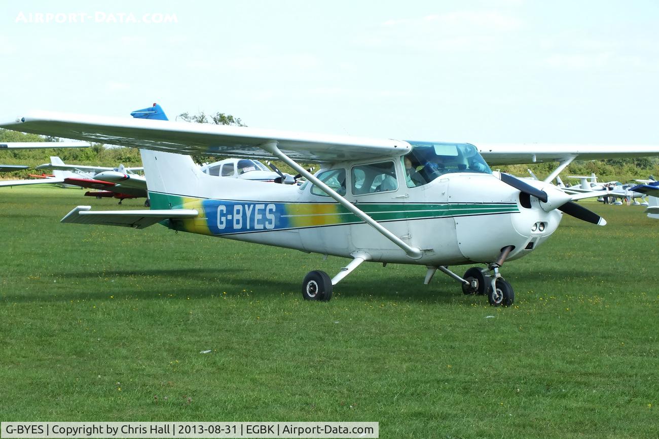 G-BYES, 1981 Cessna 172P C/N 172-74514, at the LAA Rally 2013, Sywell