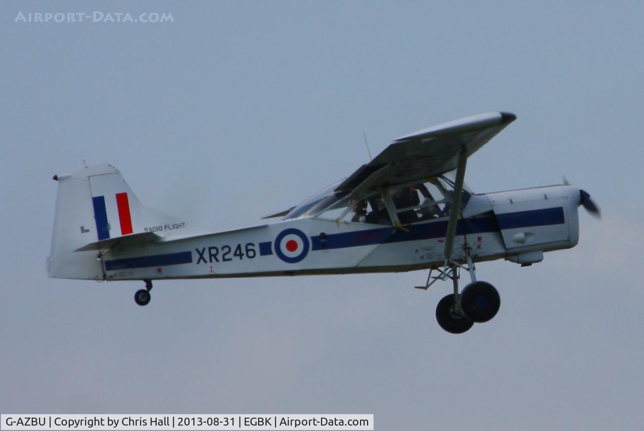 G-AZBU, 1961 Auster AOP.9 C/N AUS/183, at the LAA Rally 2013, Sywell