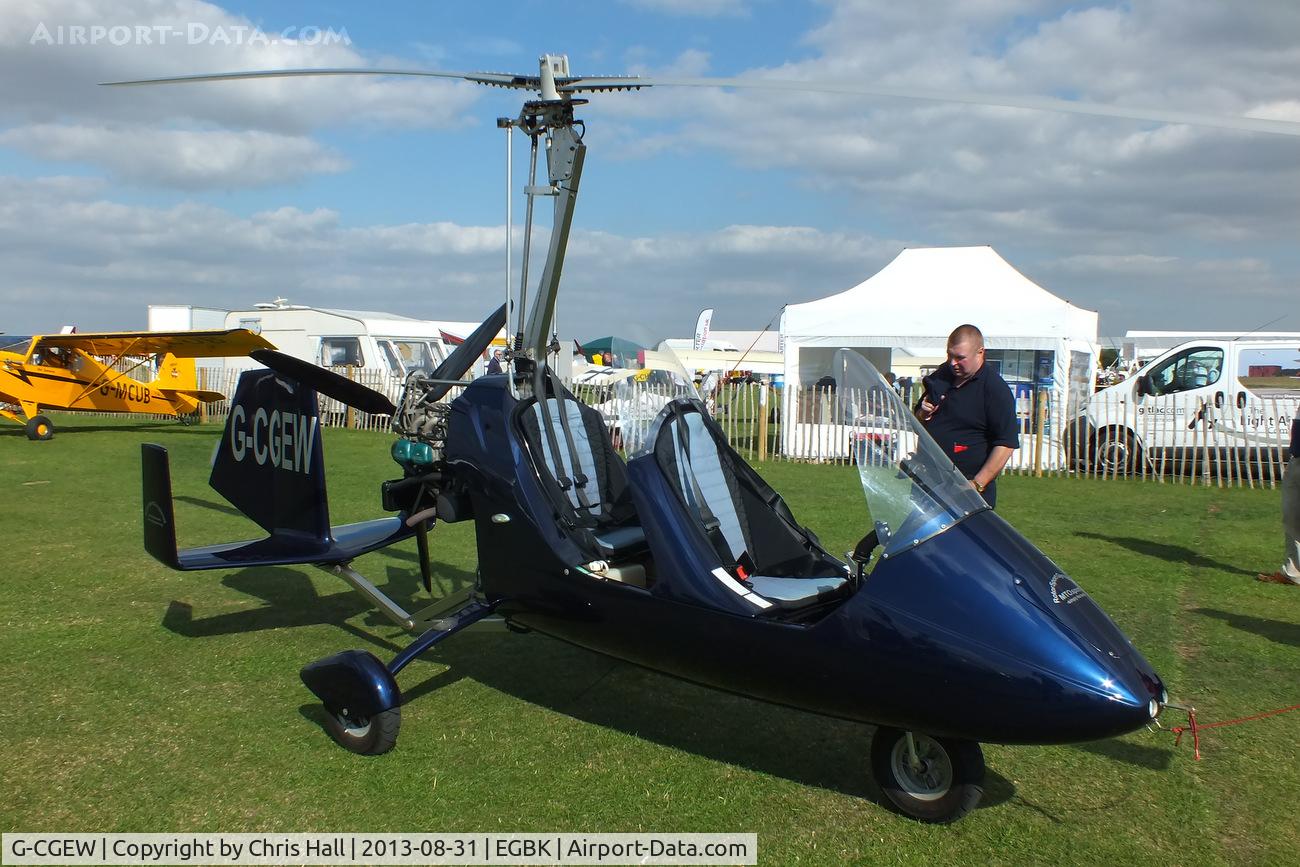 G-CGEW, 2009 Rotorsport UK MTOsport C/N RSUK/MTOS/008, at the LAA Rally 2013, Sywell