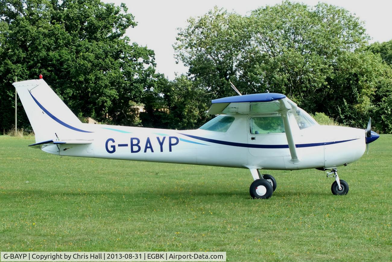 G-BAYP, 1973 Cessna 150L C/N 150-74017, at the LAA Rally 2013, Sywell
