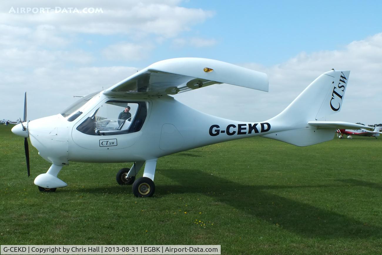 G-CEKD, 2007 Flight Design CTSW C/N 8255, at the LAA Rally 2013, Sywell