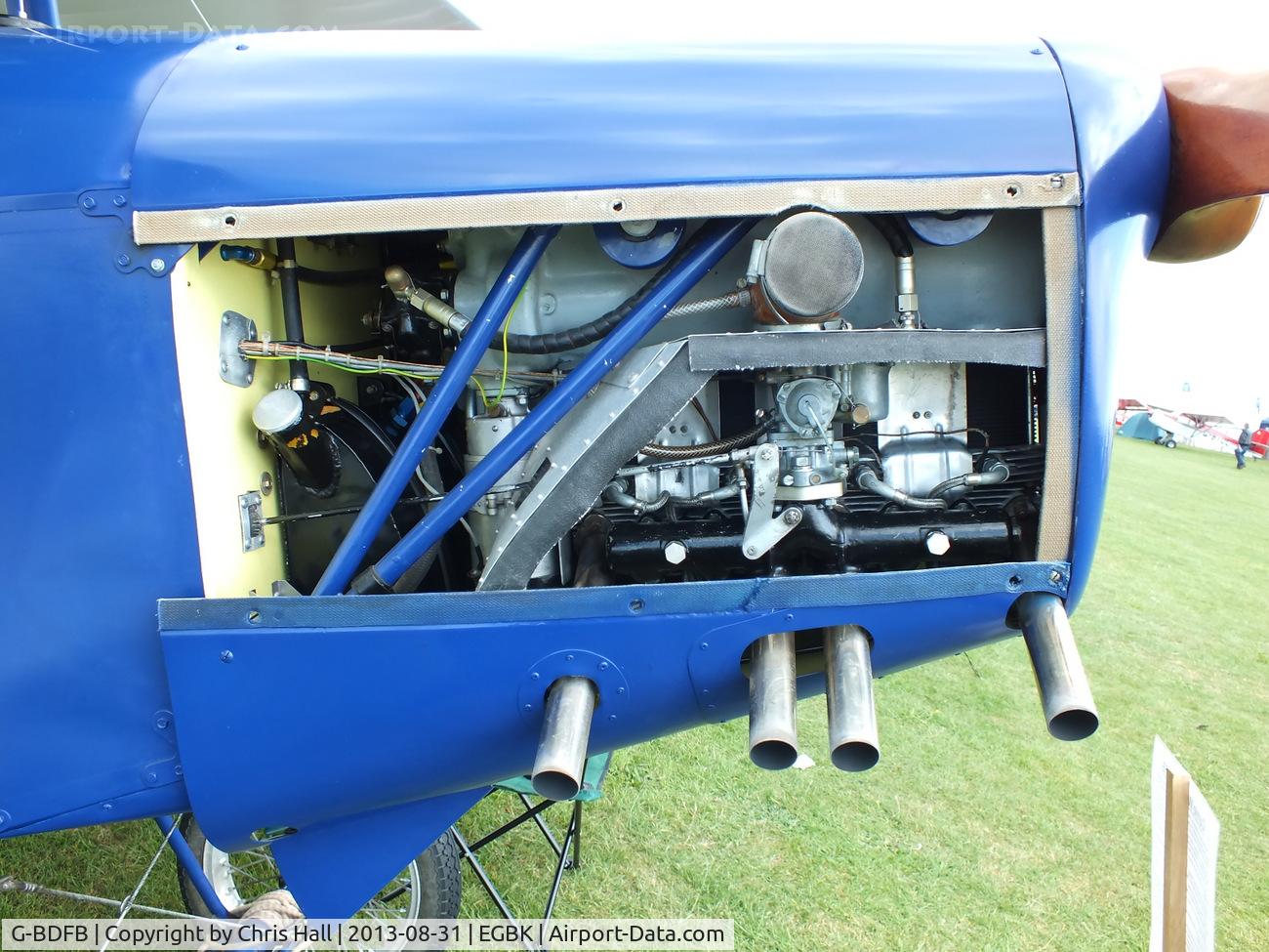 G-BDFB, 1991 Currie Wot C/N PFA 3008, Walter Mikron four-cylinder, aircooled, inverted straight engine.