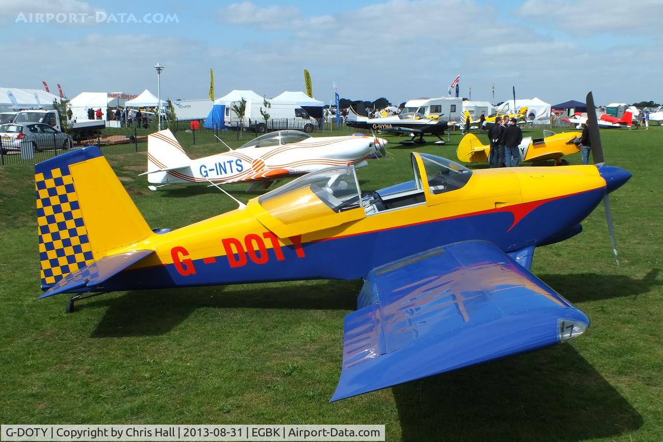 G-DOTY, 2010 Vans RV-7 C/N PFA 323-14387, at the LAA Rally 2013, Sywell