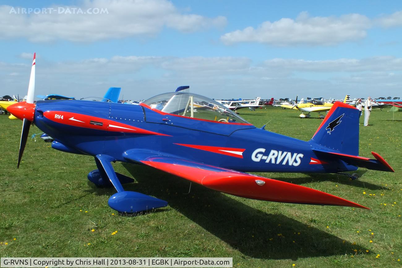 G-RVNS, 2003 Vans RV-4 C/N PFA 181-12443, at the LAA Rally 2013, Sywell