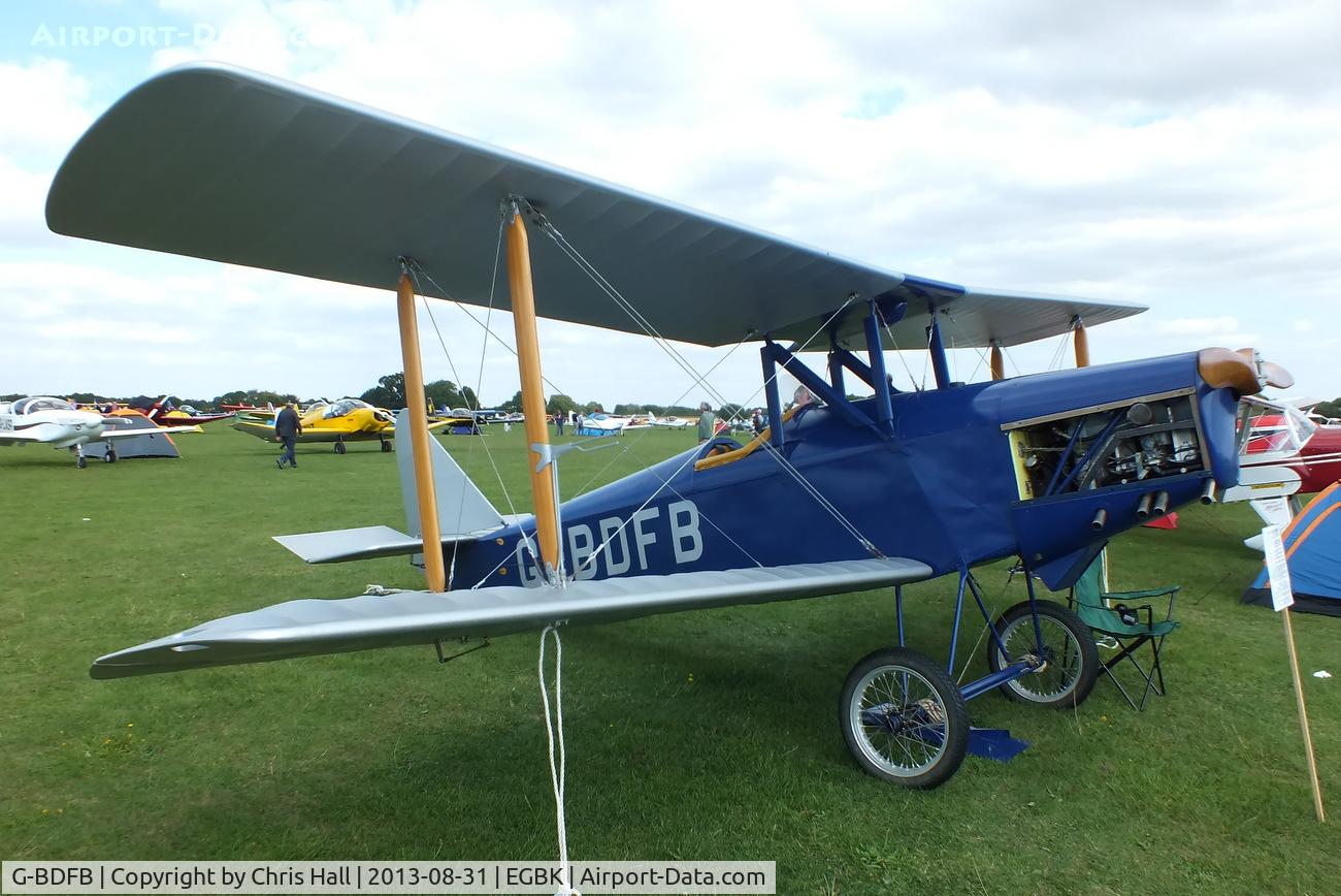 G-BDFB, 1991 Currie Wot C/N PFA 3008, at the LAA Rally 2013, Sywell