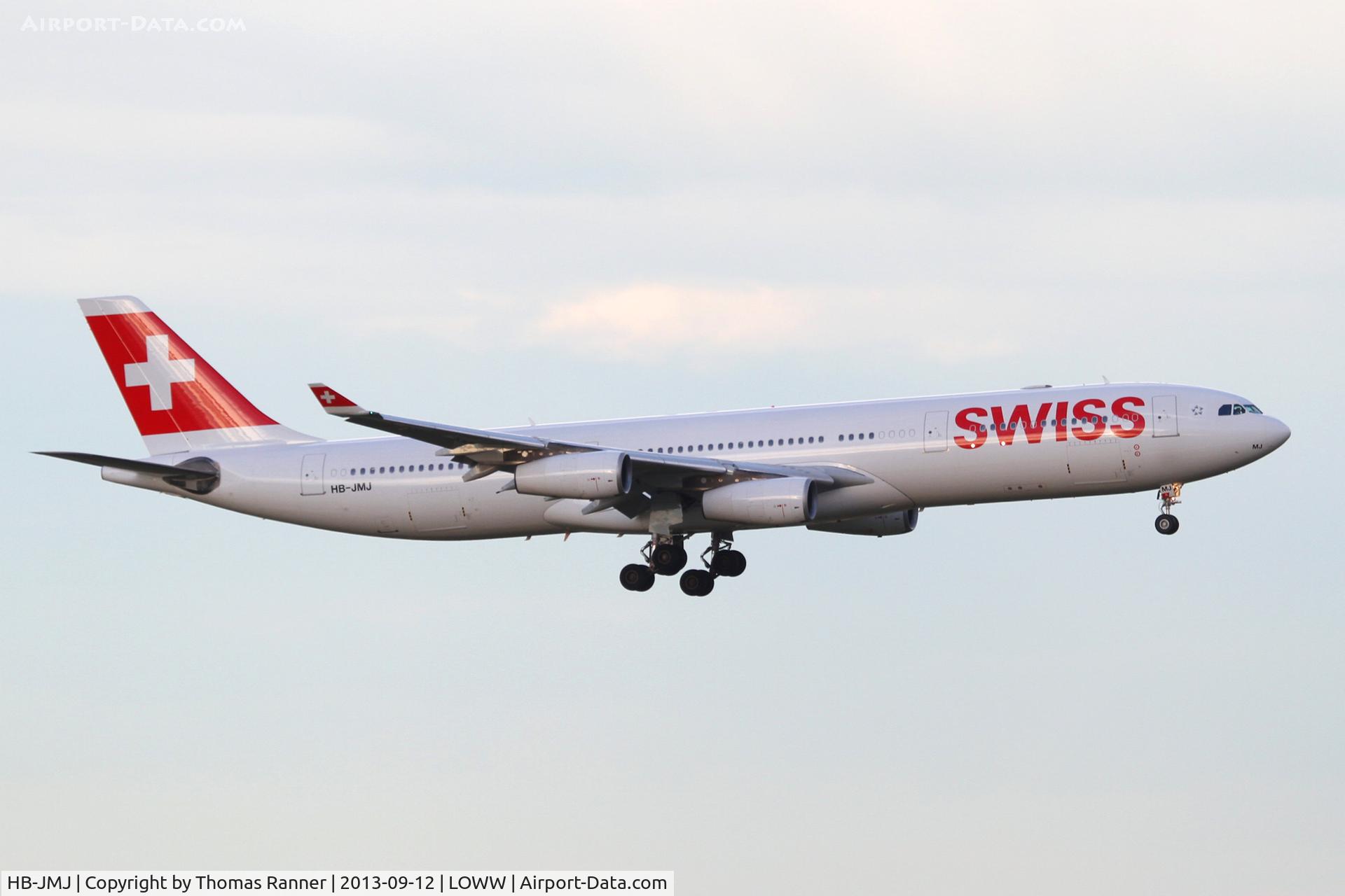 HB-JMJ, 1996 Airbus A340-313X C/N 150, Swiss A340