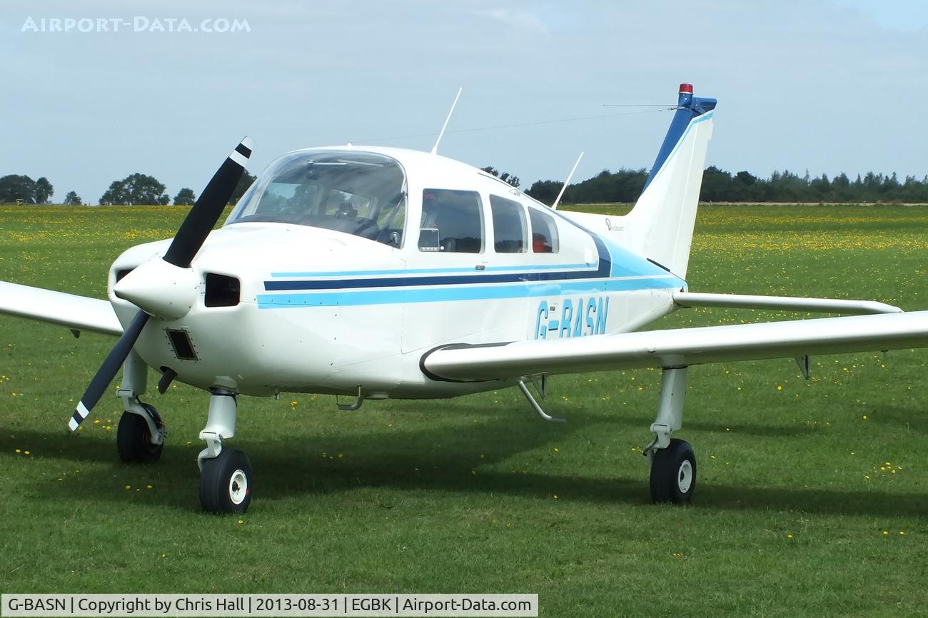 G-BASN, 1973 Beech C23 Sundowner 180 Sundowner 180 C/N M-1476, at the LAA Rally 2013, Sywell