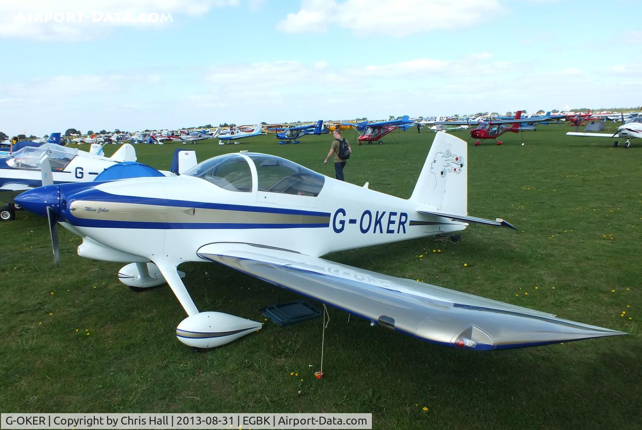 G-OKER, 2004 Vans RV-7 C/N PFA 323-14233, at the LAA Rally 2013, Sywell
