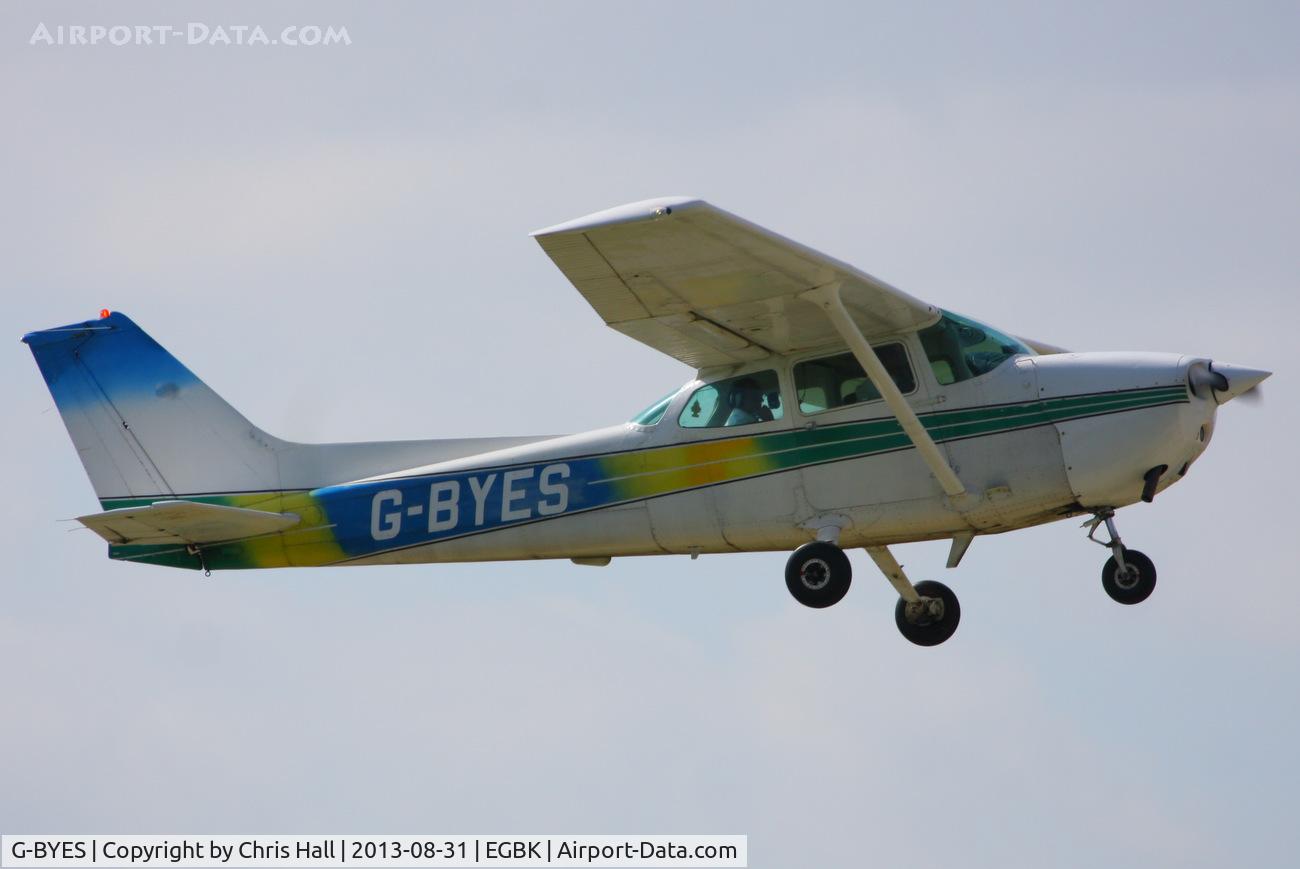 G-BYES, 1981 Cessna 172P C/N 172-74514, at the LAA Rally 2013, Sywell