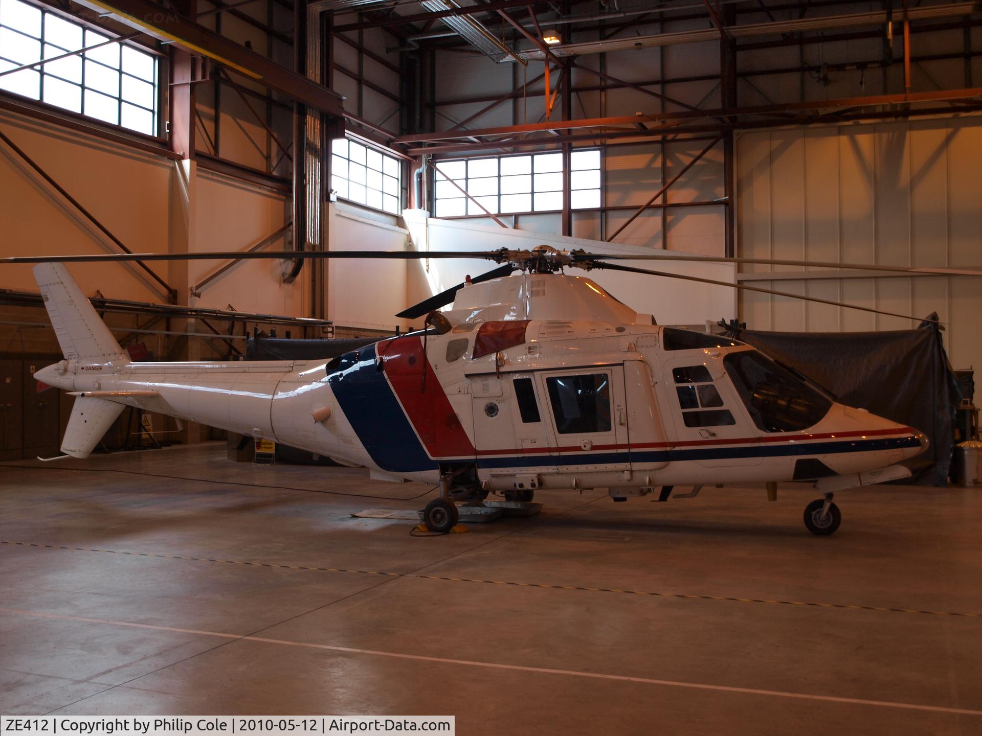 ZE412, Agusta A-109AM C/N 7244, Intructional Airframe, Arborfield Ex-8 Flt AAC