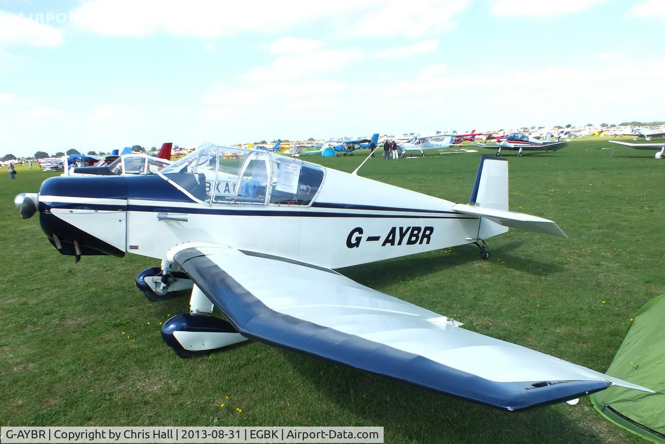 G-AYBR, 1964 Jodel D-112 Club C/N 1259, at the LAA Rally 2013, Sywell