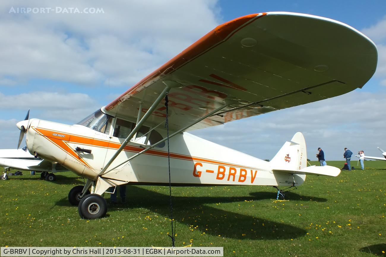 G-BRBV, 1941 Piper J-4A Cub Coupe C/N 4-1080, at the LAA Rally 2013, Sywell