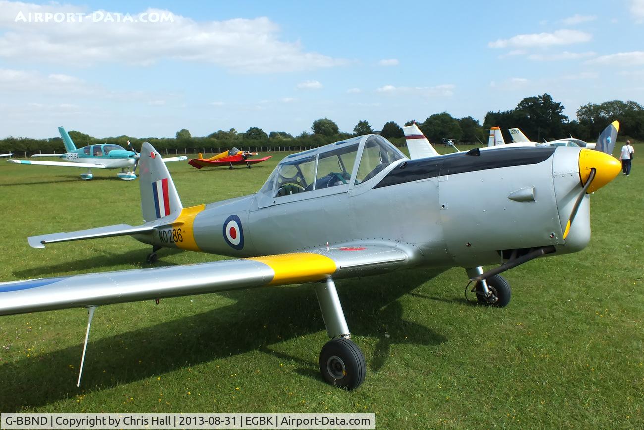 G-BBND, 1950 De Havilland DHC-1 Chipmunk T.10 C/N C1/0225, at the LAA Rally 2013, Sywell