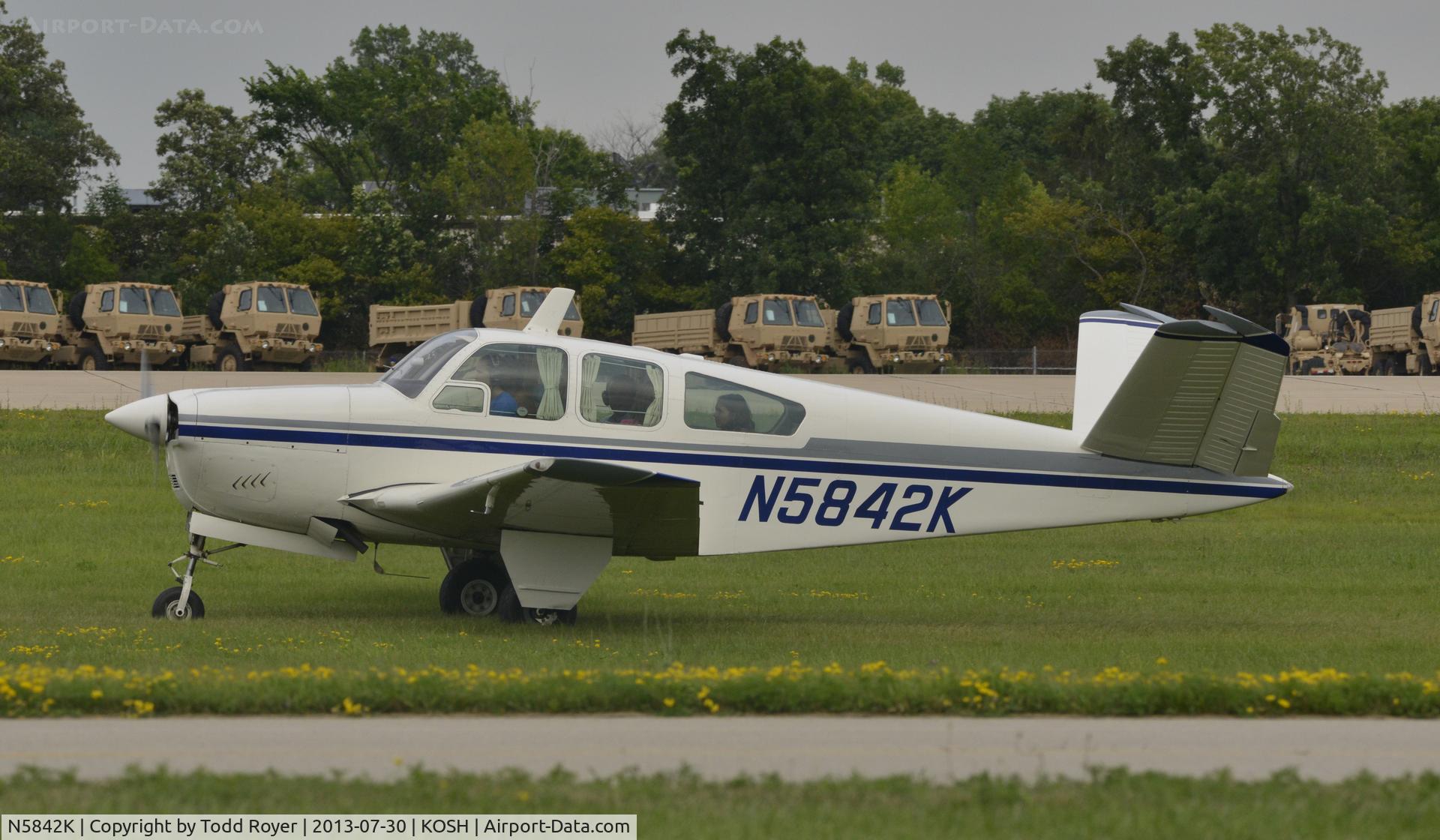N5842K, 1965 Beech S35 Bonanza C/N D-7853, Airventure 2013