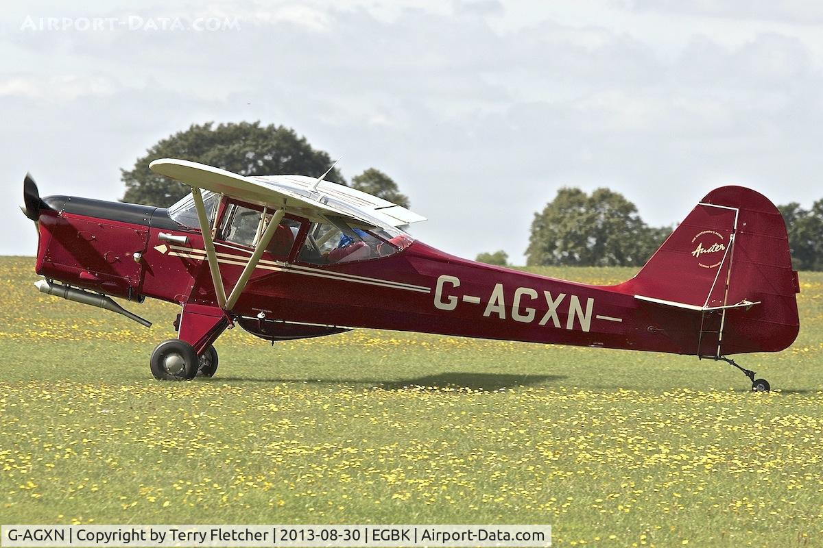 G-AGXN, 1946 Auster J-1N Alpha C/N 1963, Photographed at Sywell in the UK during the 2013 Light Aircraft Association Rally