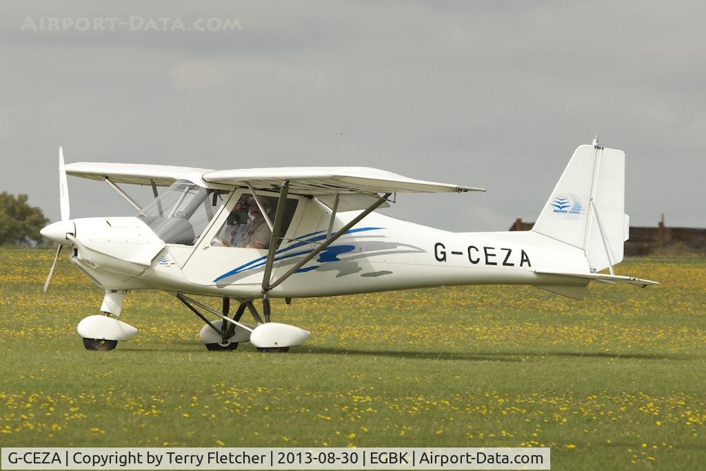 G-CEZA, 2007 Comco Ikarus C42 FB80 C/N 0711-6923, Photographed at Sywell in the UK during the 2013 Light Aircraft Association Rally