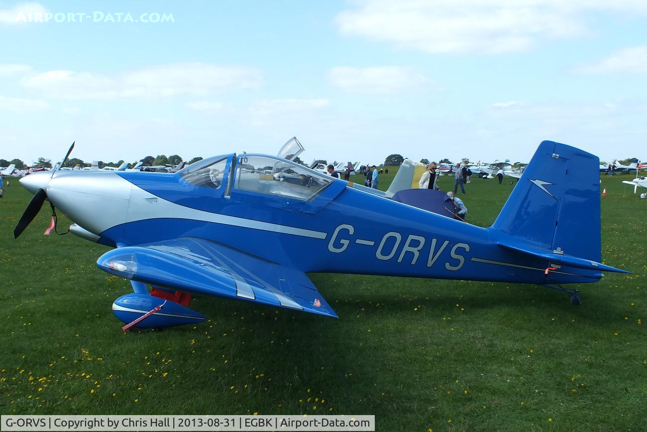 G-ORVS, 2007 Vans RV-9 C/N PFA 320-13999, at the LAA Rally 2013, Sywell
