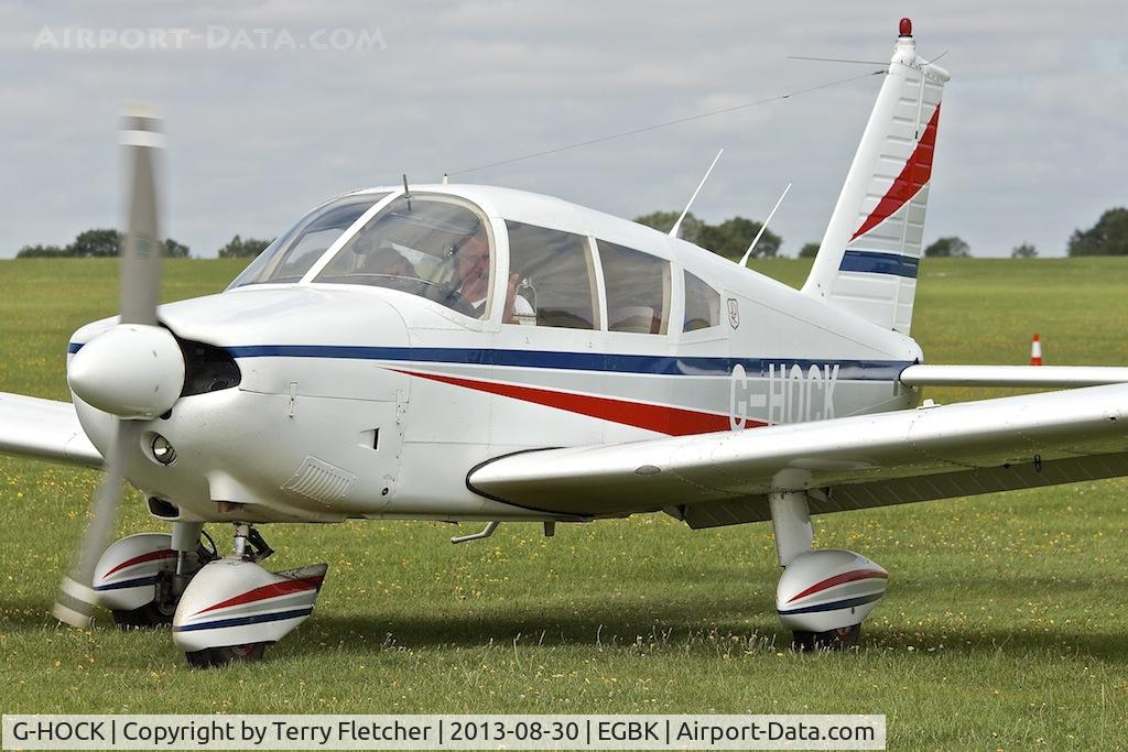 G-HOCK, 1967 Piper PA-28-180 Cherokee C/N 28-4395, Photographed at Sywell in the UK during the 2013 Light Aircraft Association Rally