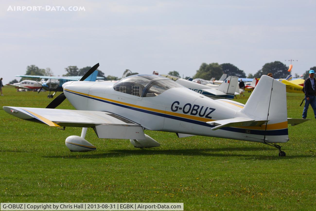 G-OBUZ, 1991 Vans RV-6 C/N 20410, at the LAA Rally 2013, Sywell