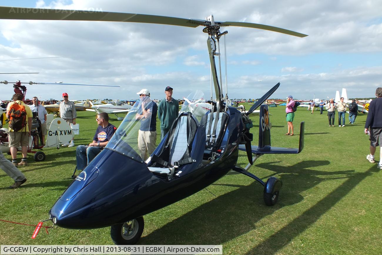 G-CGEW, 2009 Rotorsport UK MTOsport C/N RSUK/MTOS/008, at the LAA Rally 2013, Sywell