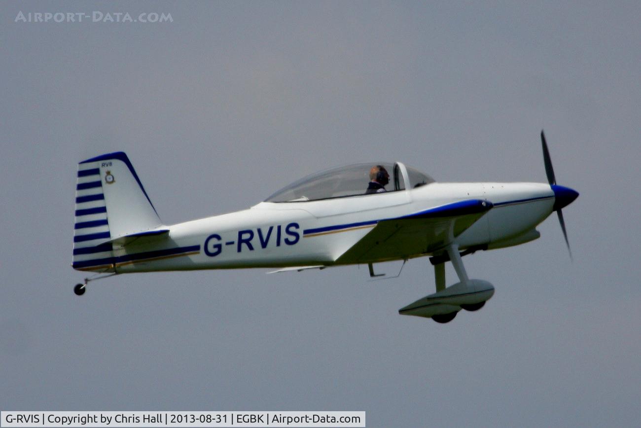 G-RVIS, 2003 Vans RV-8 C/N PFA 303-14031, at the LAA Rally 2013, Sywell
