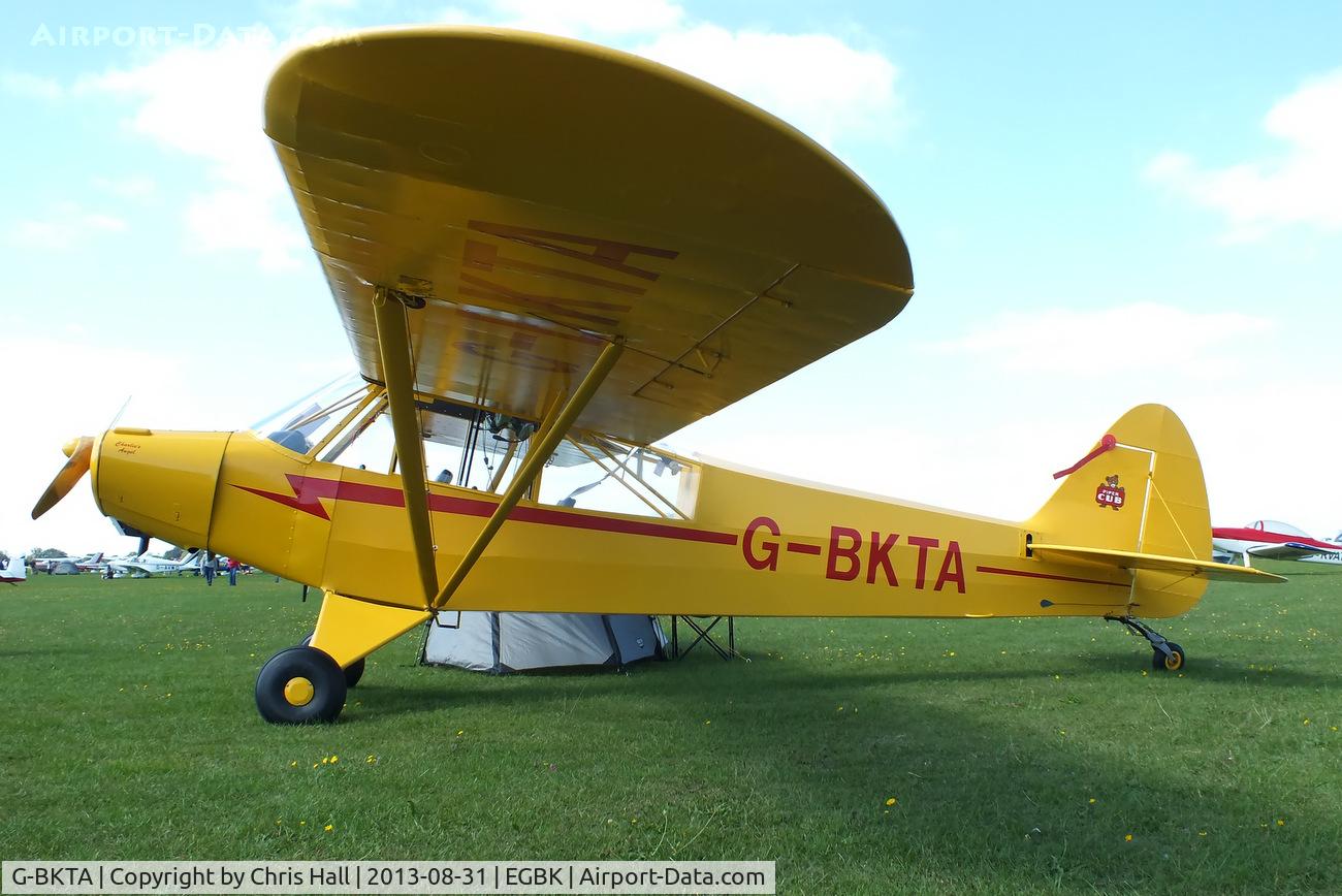 G-BKTA, 1953 Piper L-18C Super Cub (PA-18-95) C/N 18-3223, at the LAA Rally 2013, Sywell
