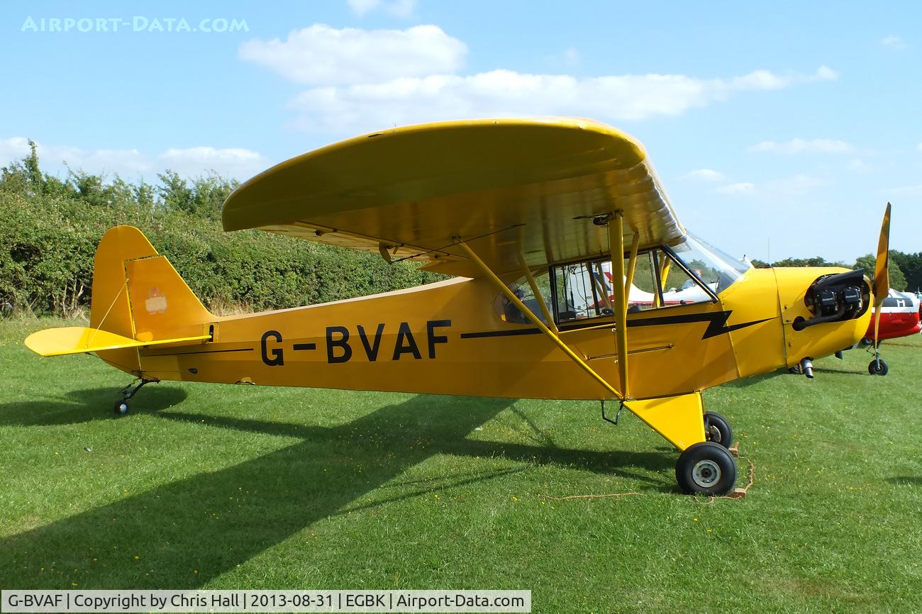 G-BVAF, 1940 Piper J3C-65 Cub Cub C/N 4645, at the LAA Rally 2013, Sywell