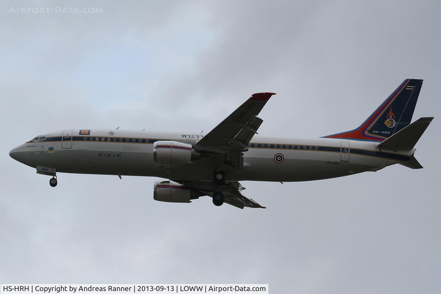 HS-HRH, 1990 Boeing 737-448 C/N 24866, Thailand Government Boeing 737