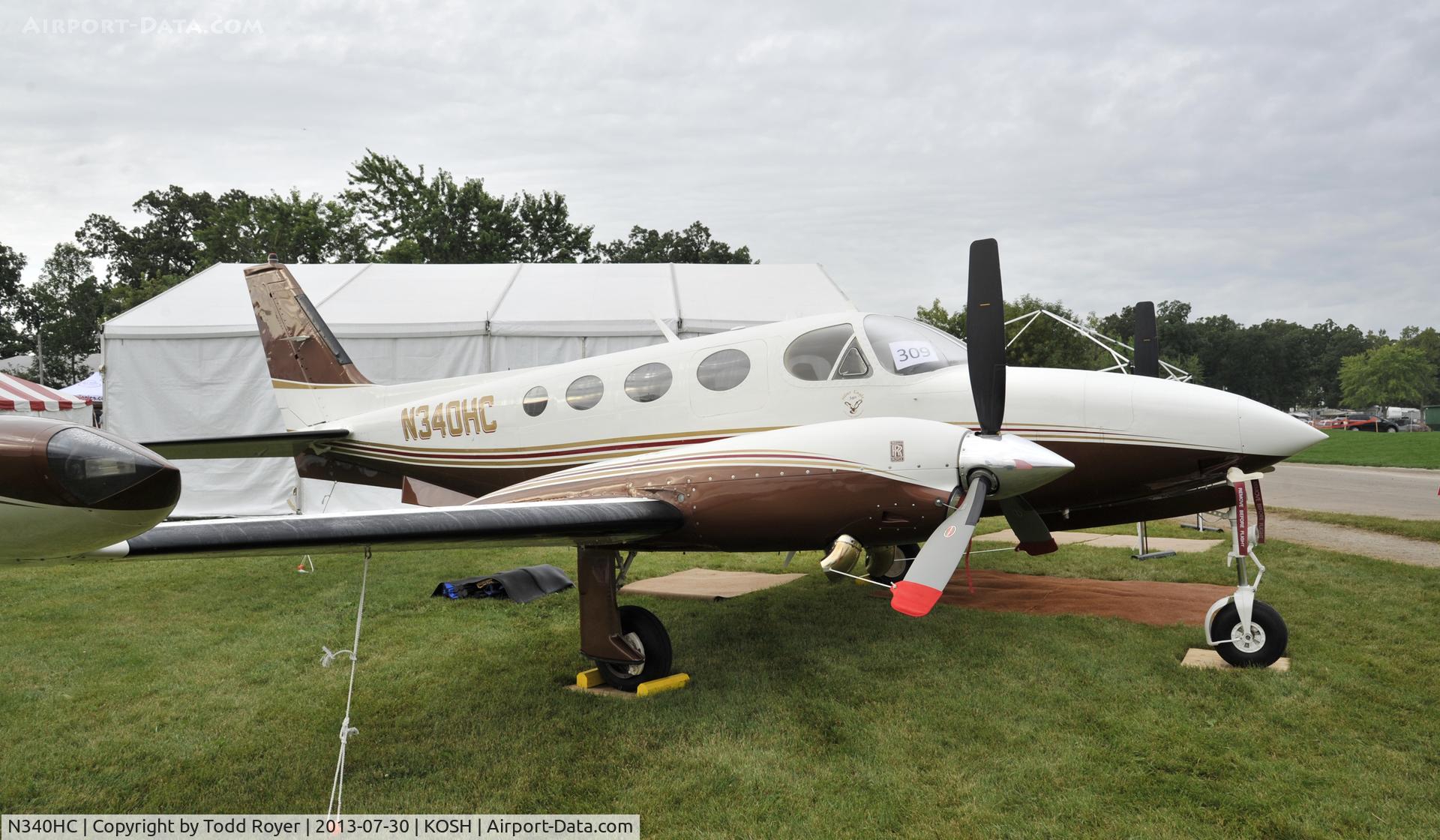 N340HC, 1979 Cessna 340A C/N 340A0638, Airventure 2013