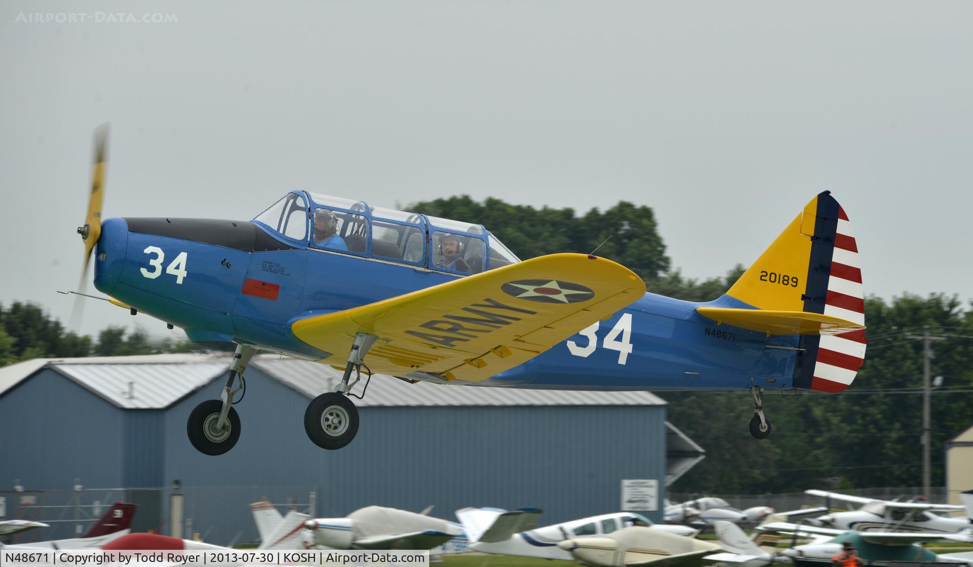 N48671, 1941 Fairchild M-62A C/N T41-1191, Airventure 2013