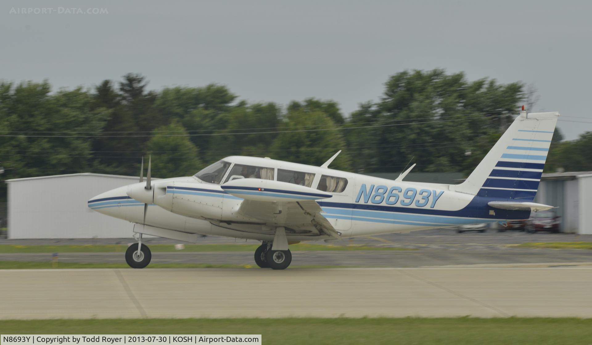 N8693Y, 1969 Piper PA-30 Twin Comanche C/N 30-1839, Airventue 2013