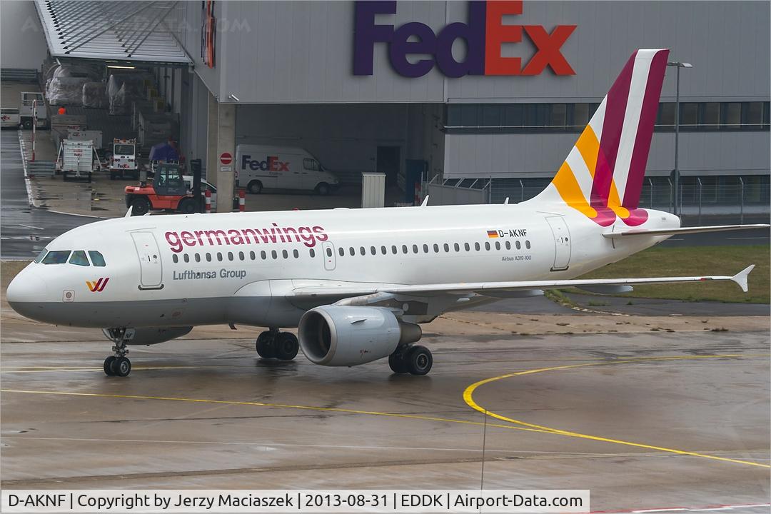 D-AKNF, 1997 Airbus A319-112 C/N 0646, Airbus A319-112,