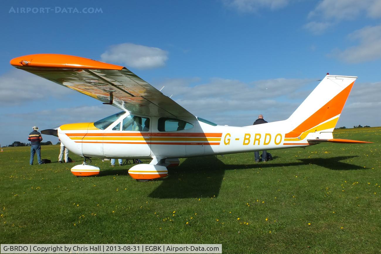 G-BRDO, 1975 Cessna 177B Cardinal C/N 17702166, at the LAA Rally 2013, Sywell