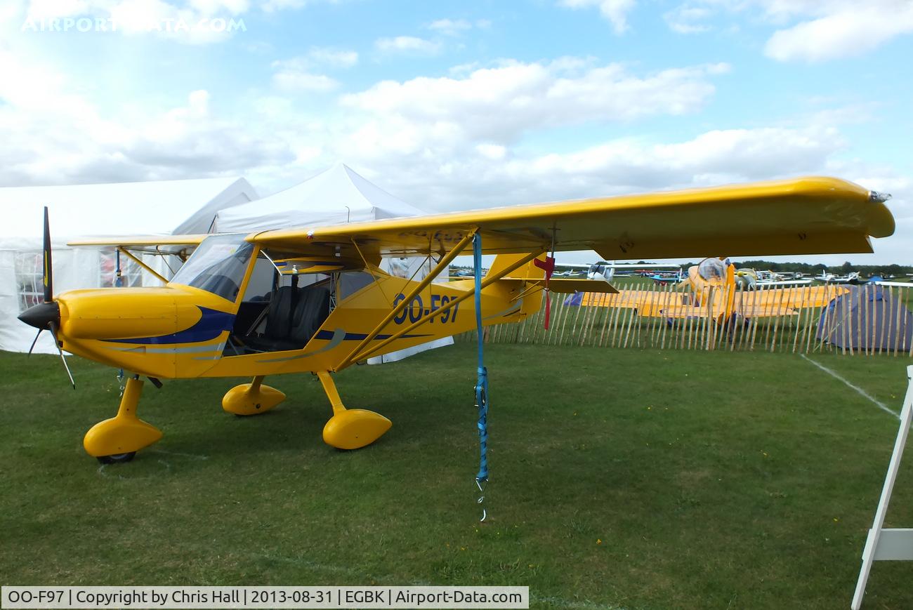 OO-F97, 2008 Lambert Mission M106 C/N 0003, at the LAA Rally 2013, Sywell