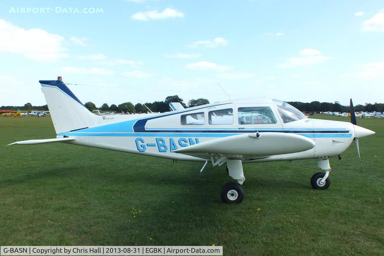 G-BASN, 1973 Beech C23 Sundowner 180 Sundowner 180 C/N M-1476, at the LAA Rally 2013, Sywell